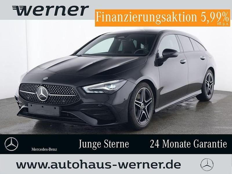 Lack kosmosschwarz Gebraucht 2024 Mercedes CLA200 Shooting Brake Advanced Plus Kombi | 35.353 € (Fairer Preis) - Bild 1/4
