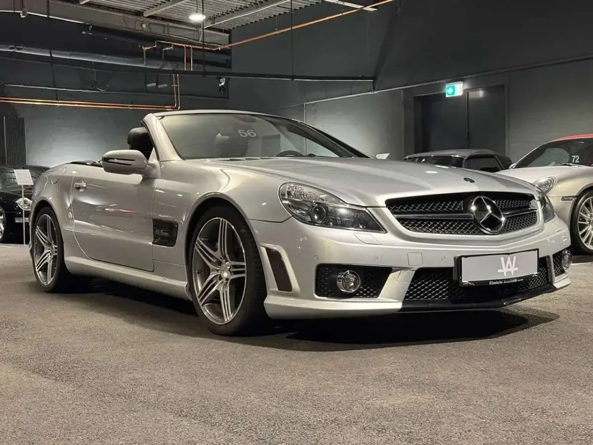 Gebraucht Mercedes SL63 AMG AMG 525 PS (386 kW) 2009 Iridiumsilber  metalliclack Cabrio