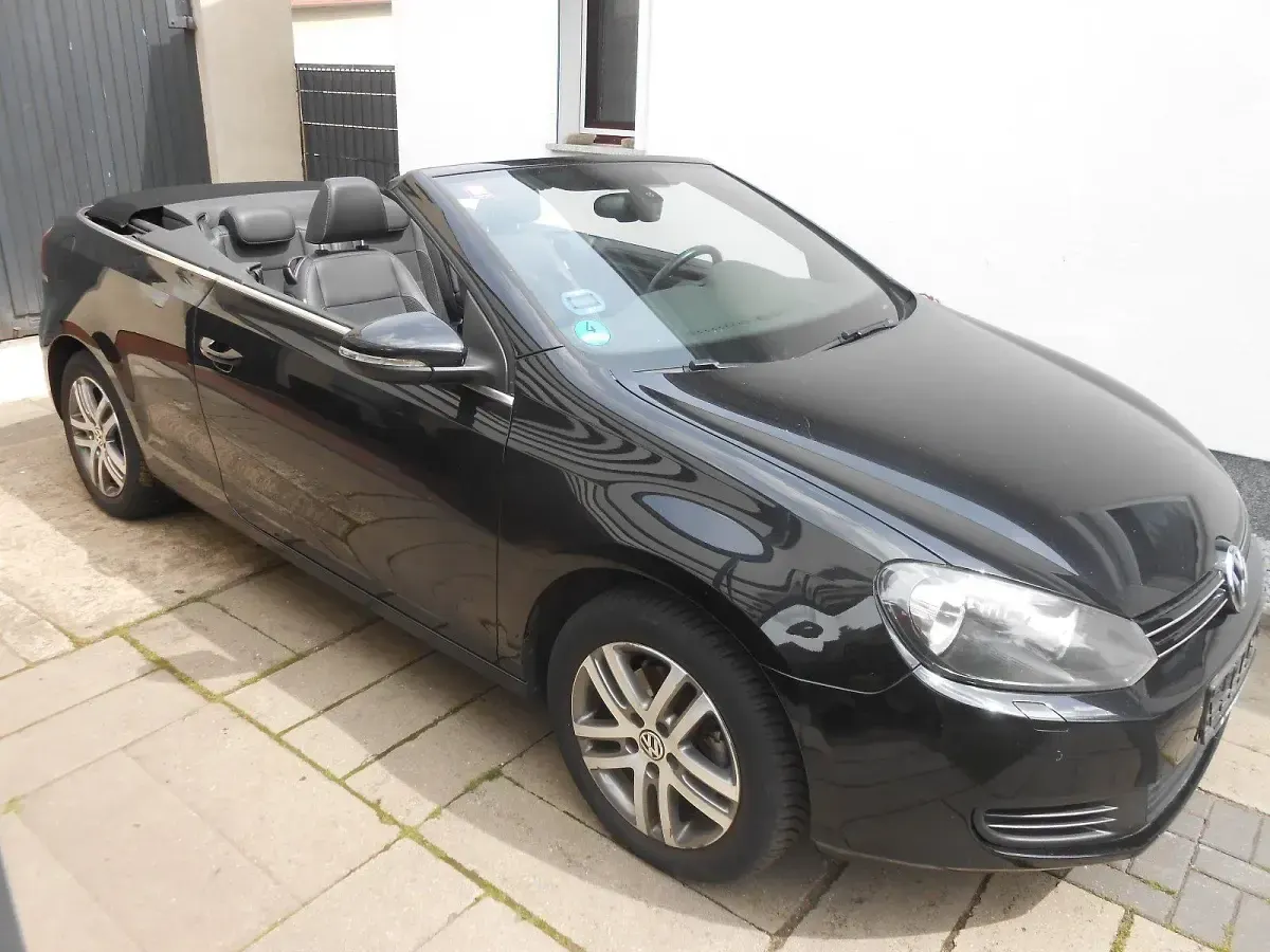 Gebraucht VW Golf Cabriolet 122 PS (89 kW) 2012 Schwarz Cabrio