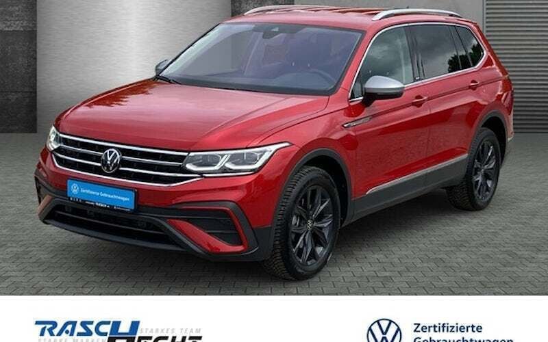 Rot Gebraucht 2024 VW Tiguan Allspace Move SUV | 39.830 € (Fairer Preis) - Bild 1/4