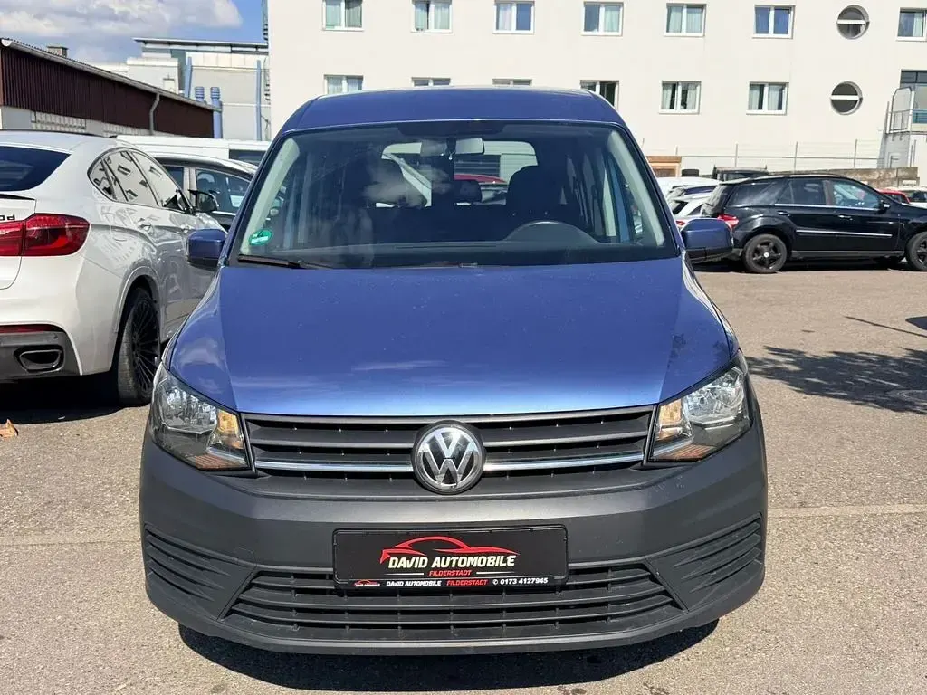 Second-hand VW Caddy Trendline 125 CP (91 kW) 2016 Albastru Monovolum