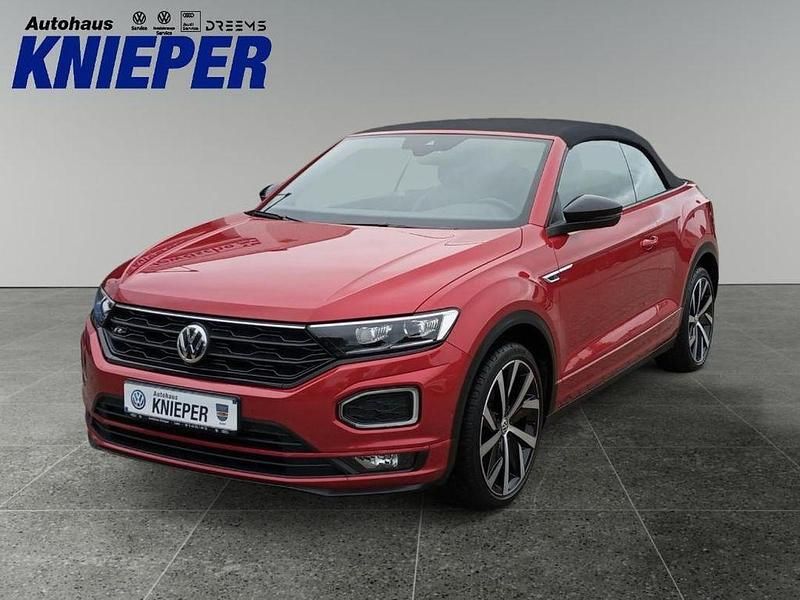 Kings red metallic Gebraucht 2020 VW T-Roc Cabriolet R-line Cabrio | 23.950 € (Fairer Preis) - Bild 1/4