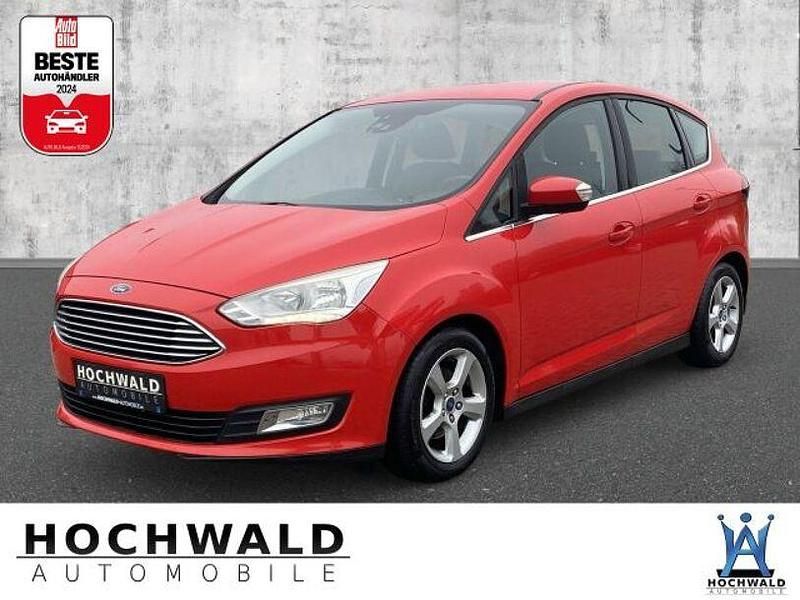 Rot Gebraucht 2015 Ford C-MAX Titanium Van / Kleinbus | 5.990 € (Guter Preis) - Bild 1/4