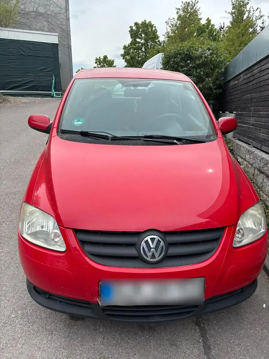 Używany VW Fox 2008 Czerwony Hatchback