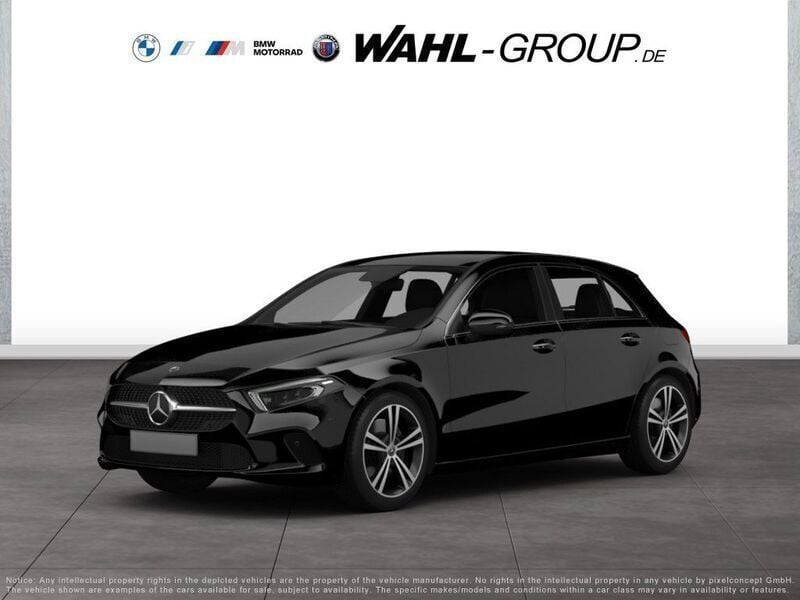 Schwarz Gebraucht 2019 Mercedes A180 Progressive Limousine | 19.890 € (Guter Preis) - Bild 1/4