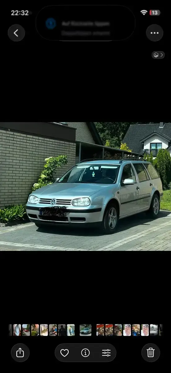 Gebraucht VW Golf IV 105 PS (77 kW) 2002 Silber Kombi