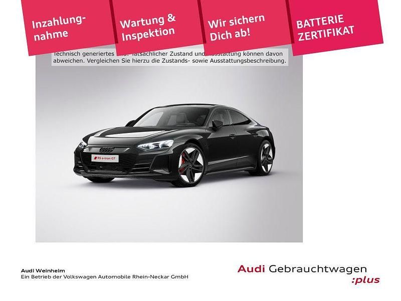 Mythosschwarz metallic Gebraucht 2022 Audi e-tron GT quattro Exclusive Limousine | 64.999 € (Teuer) - Bild 1/3