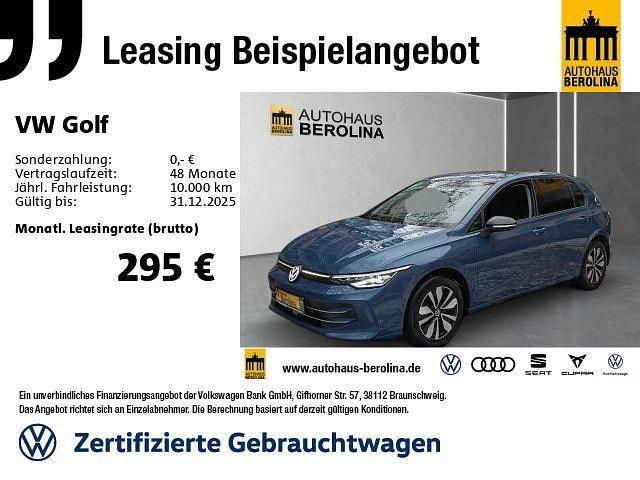 Blau Gebraucht 2025 VW Golf VIII Goal Limousine | 28.888 € (Superpreis) - Bild 1/4