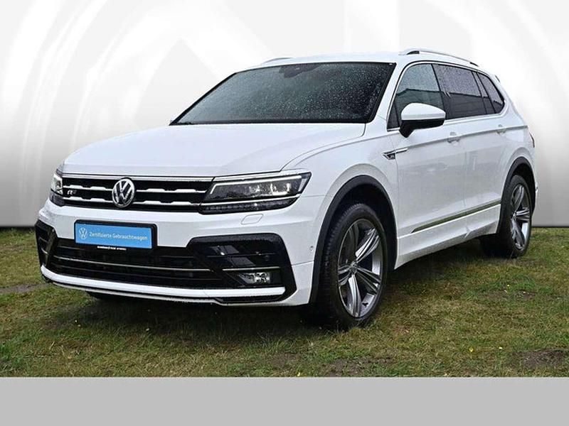Pure white Gebraucht 2021 VW Tiguan Allspace Comfortline SUV | 29.890 € (Superpreis) - Bild 1/4