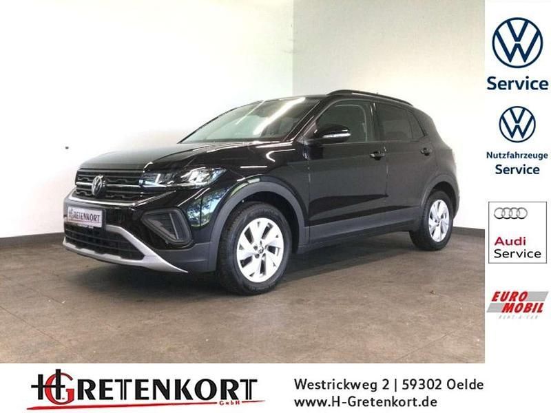 Deep black perleffekt (schwarz) Gebraucht 2024 VW T-Cross Life SUV | 23.390 € (Fairer Preis) - Bild 1/2