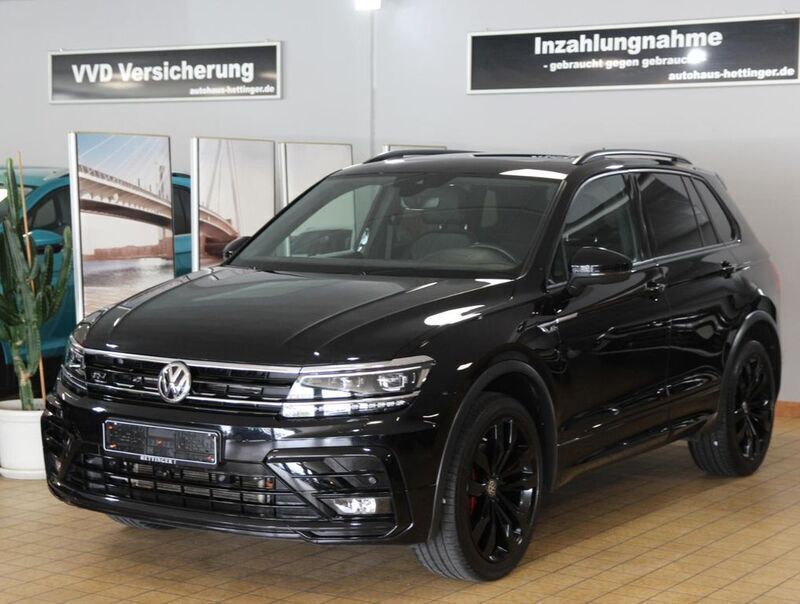 Schwarz Gebraucht 2020 VW Tiguan R-line SUV | 36.900 € (Teuer) - Bild 1/4