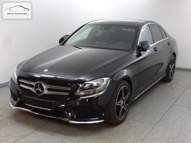 Gebraucht Mercedes C200 AMG line 184 PS (135 kW) 2014 Schwarz metallic Limousine