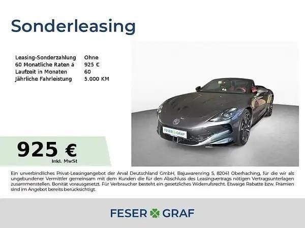 Neu MG Cyberster 375 kW (510 PS) 2026 Grau Cabrio