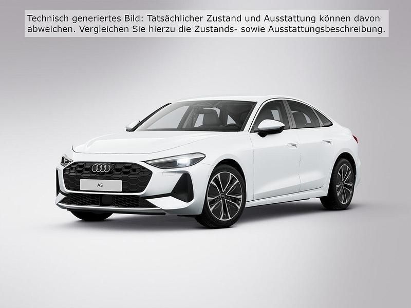 Gletscherweiß metallic (metallic) Gebraucht 2025 Audi A5 Ambiente Coupé | 45.900 € (Superpreis) - Bild 1/4