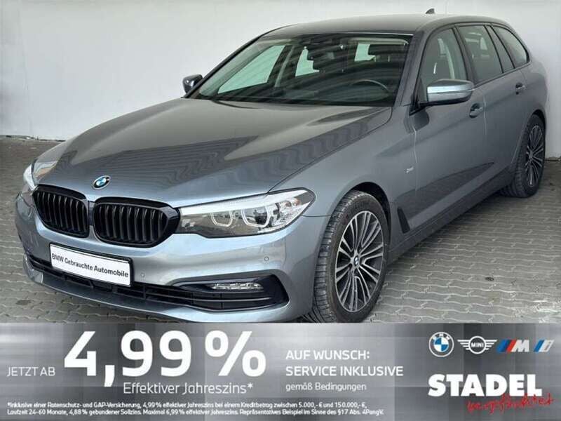 Bluestone metallic Gebraucht 2018 BMW 540 Sport Line Kombi | 28.888 € (Guter Preis) - Bild 1/4
