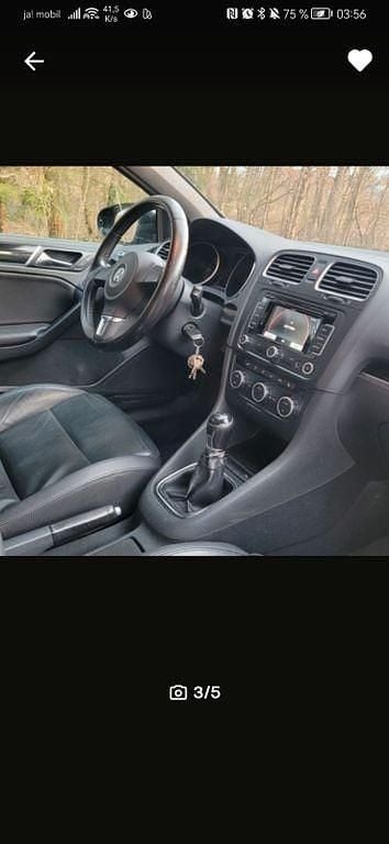 Gebraucht VW Golf Cabriolet Karmann 140 PS (102 kW) 2013 Schwarz Cabrio