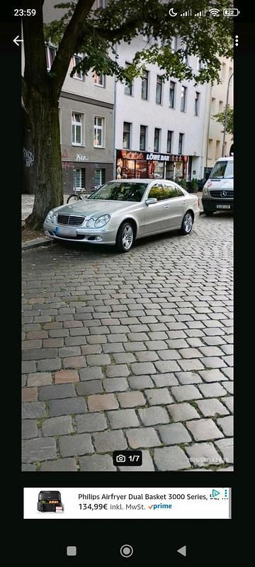 Gebraucht Mercedes E220 170 PS (125 kW) 2004 Silber Limousine
