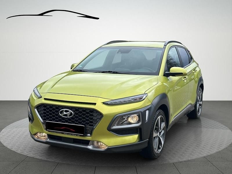 Gebraucht Hyundai Kona Style 177 PS (130 kW) 2018 Acid yellow / mic SUV