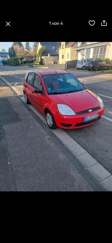 Gebraucht Ford Fiesta 67 PS (49 kW) 2005 Rot Kleinwagen