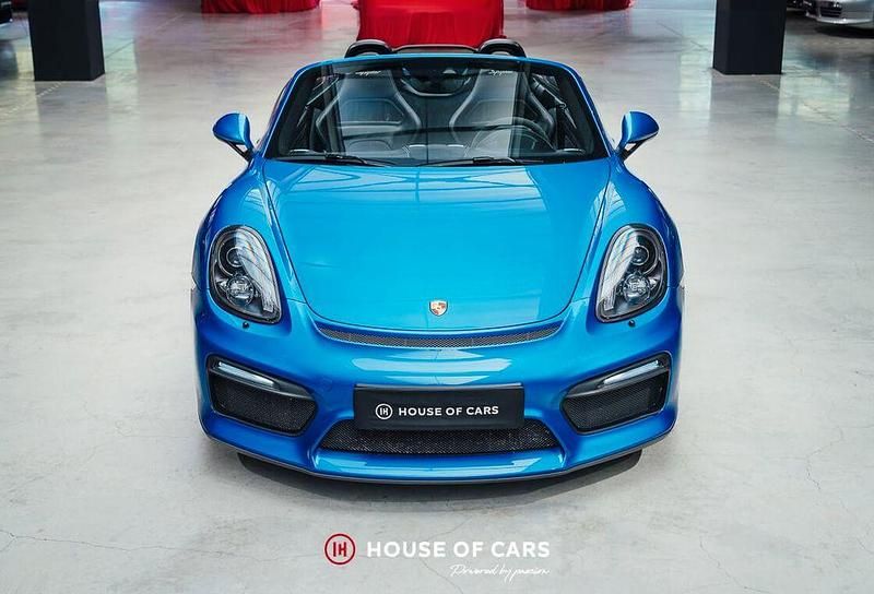 Gebraucht Porsche Boxster Spyder 375 PS (275 kW) 2016 Blau Cabrio