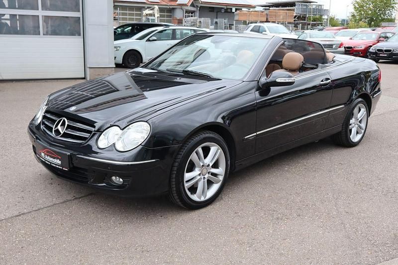 Schwarz Gebraucht 2008 Mercedes CLK280 Avantgarde Cabrio | 12.850 € (Fairer Preis) - Bild 1/4