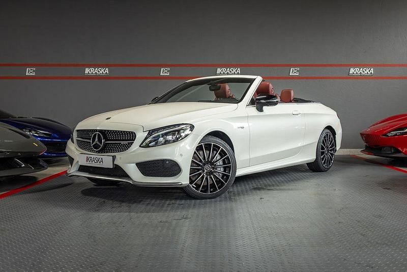 Diamantweiss metalliclack Gebraucht 2018 Mercedes C43 AMG AMG Cabrio | 41.950 € (Fairer Preis) - Bild 1/4