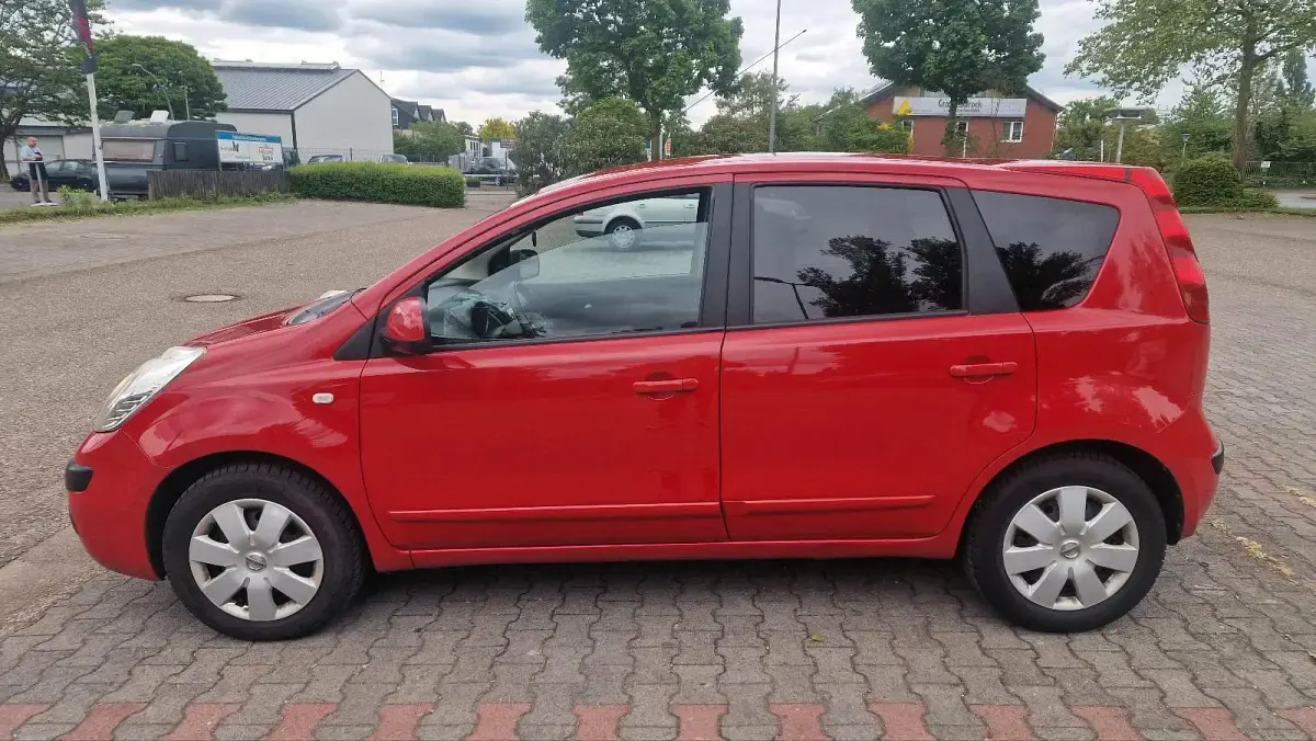 Gebraucht Nissan Note 110 PS (80 kW) 2007 Rot Kleinwagen