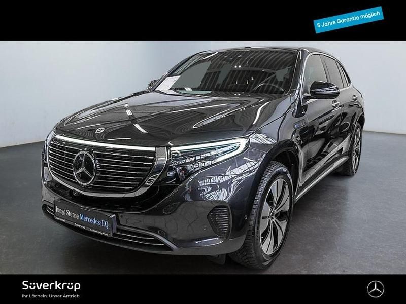 Metalliclack graphitgrau (metallic) Gebraucht 2022 Mercedes EQC400 SUV | 34.680 € (Fairer Preis) - Bild 1/2