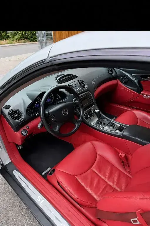 Gebraucht Mercedes SL350 245 PS (180 kW) 2003 Silber Cabrio