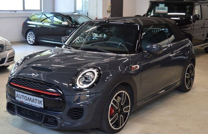 Grau Gebraucht 2019 Mini John Cooper Works Cabriolet Cabrio | 29.900 € (Fairer Preis) - Bild 1/4