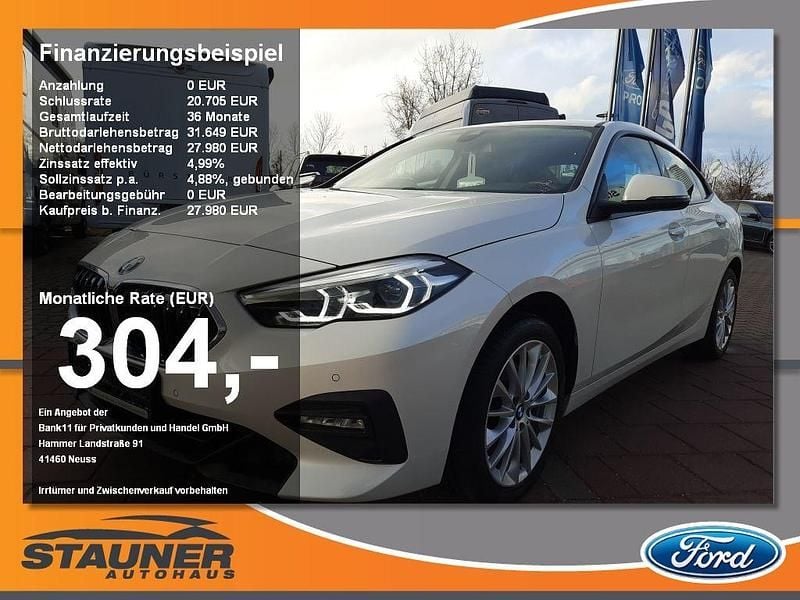 Mineralweiss metallic (metallic) Gebraucht 2023 BMW 218 Advantage Coupé | 23.980 € (Guter Preis) - Bild 1/4