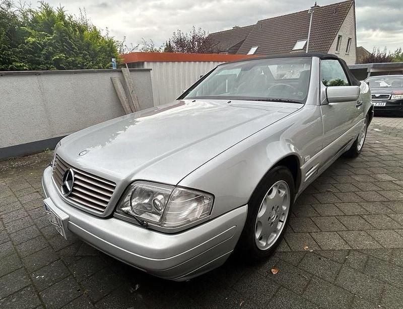 Silber Gebraucht 1998 Mercedes SL320 Cabrio | 22.500 € (Guter Preis) - Bild 1/4