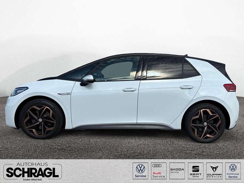 Gebraucht VW ID.3 Pro 106 kW (145 PS) 2022 Gletscherweiß metallic/dach schwarz Kleinwagen