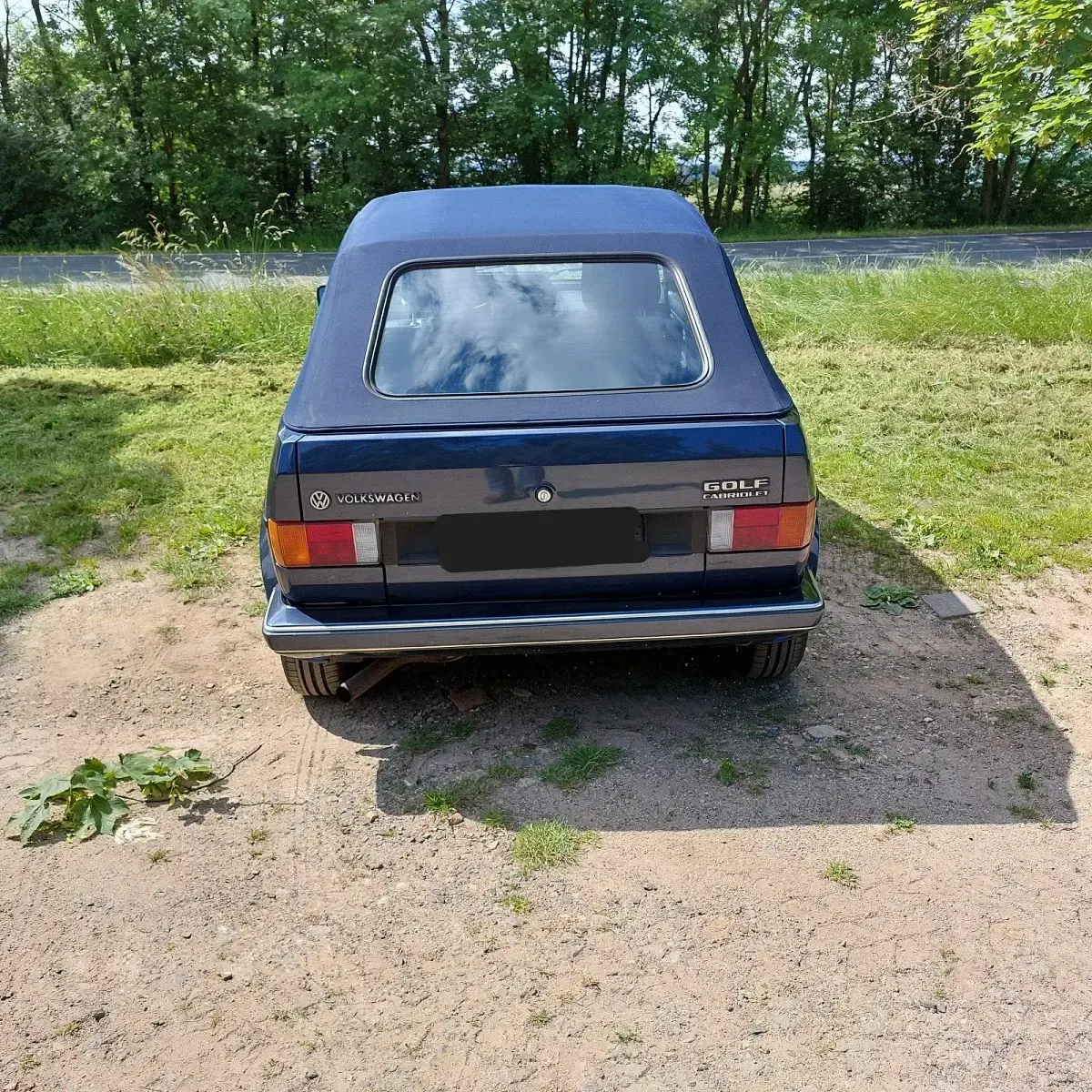 Gebraucht VW Golf Cabriolet 90 PS (66 kW) 1984 Blau Cabrio