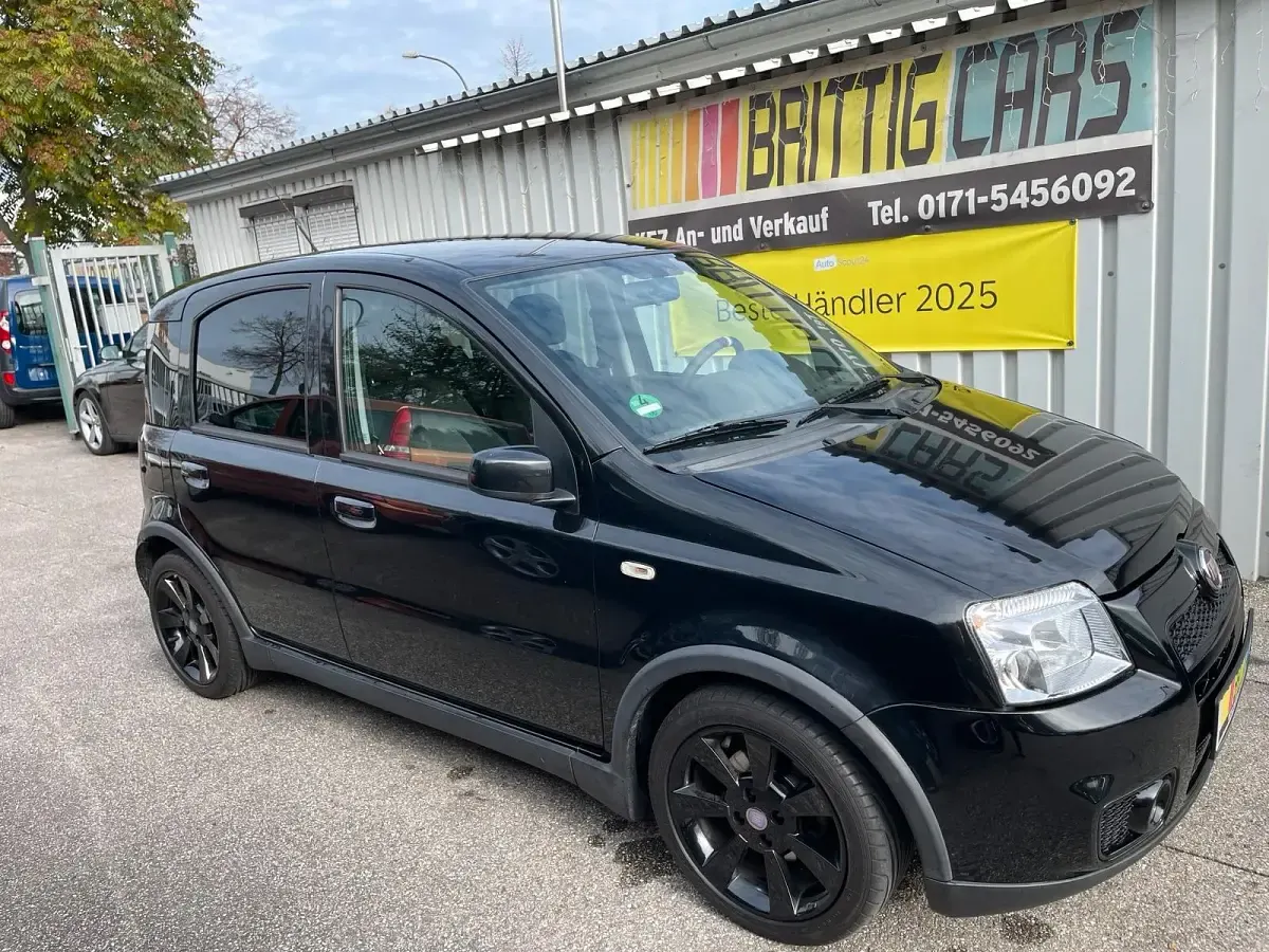 Gebraucht Fiat Panda 101 PS (74 kW) 2008 Schwarz Kleinwagen