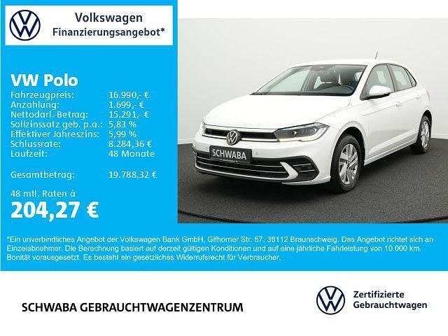 Weiß Gebraucht 2022 VW Polo Style Limousine | 16.990 € (Fairer Preis) - Bild 1/4