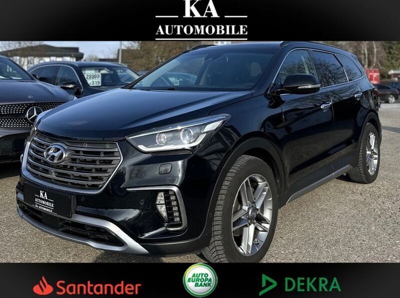 Schwarz Gebraucht 2018 Hyundai Grand Santa Fe SUV | 25.999 € (Fairer Preis) - Bild 1/4