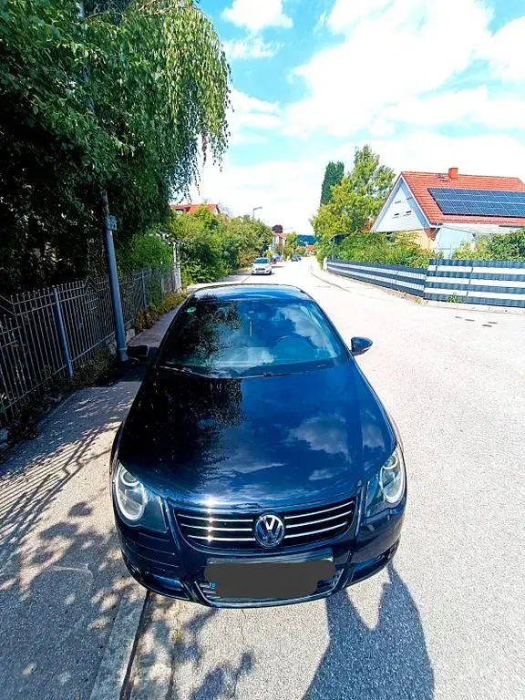 Brugt VW Eos Edition 122 HK (89 kW) 2010 Sort Cabriolet