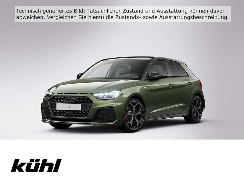 Neu Audi A1 S-line plus 207 PS (152 kW) 2025 Distriktgrün metallic Limousine