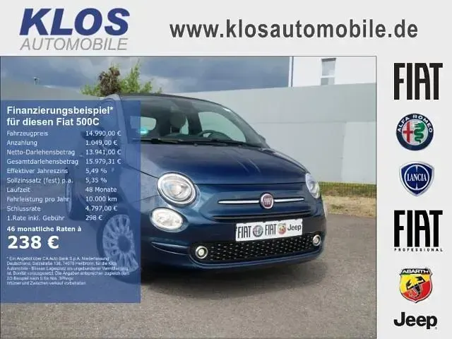 Gebraucht Fiat 500C Dolcevita 69 PS (50 kW) 2022 Cabrio