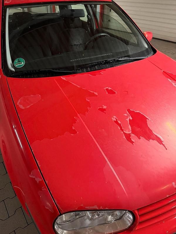 Gebraucht VW Golf IV 80 PS (58 kW) 1999 Rot Kleinwagen