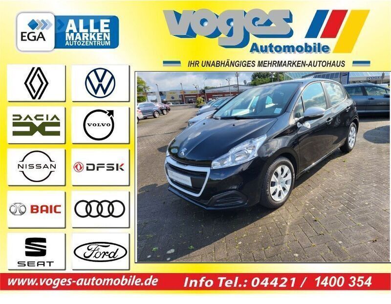 Schwarz Gebraucht 2016 Peugeot 208 Access Kleinwagen | 7.222 € (Fairer Preis) - Bild 1/4