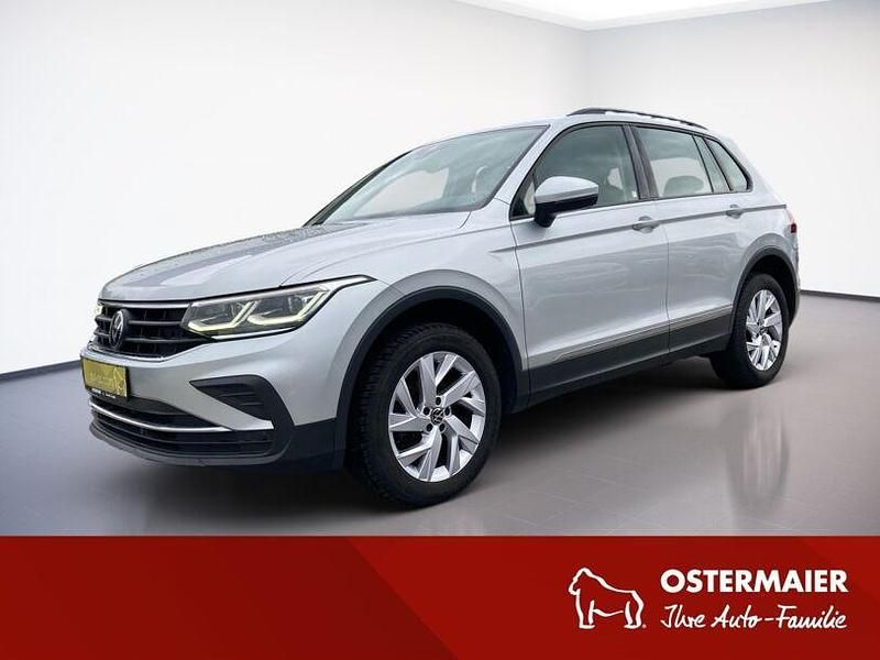 Silber Gebraucht 2022 VW Tiguan Life SUV | 28.580 € (Guter Preis) - Bild 1/4