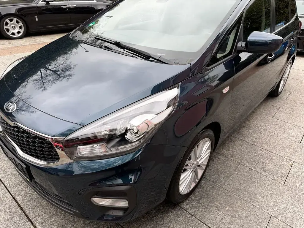 Gebraucht Kia Carens DREAM-TEAM Edition 135 PS (99 kW) 2018 Blau Van / Kleinbus