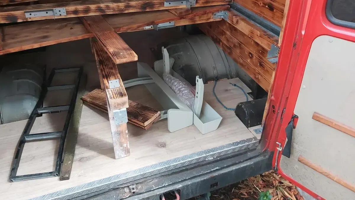 Gebraucht VW LT 60 PS (44 kW) 1980 Rot Van / Kleinbus