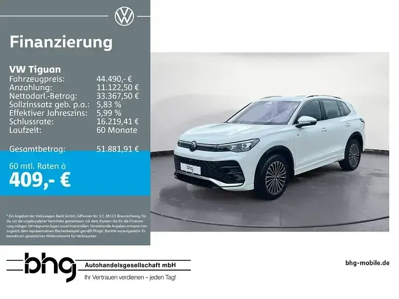Gebraucht VW Tiguan R-line 193 PS (141 kW) 2025 SUV