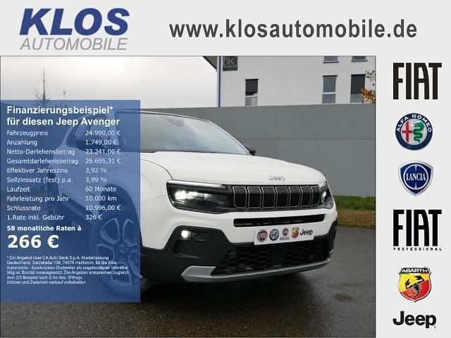 Snow white Neu 2024 Jeep Avenger Summit SUV | 24.490 € (Fairer Preis) - Bild 1/4