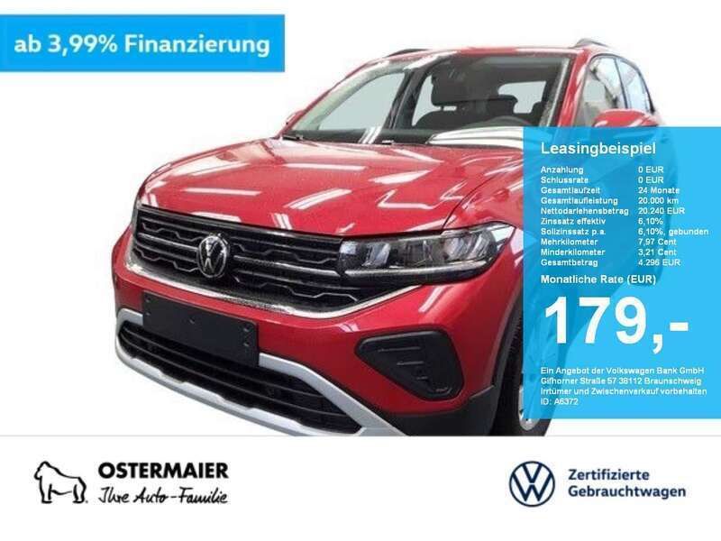 Rot Gebraucht 2024 VW T-Cross Life SUV | 20.240 € (Guter Preis) - Bild 1/4