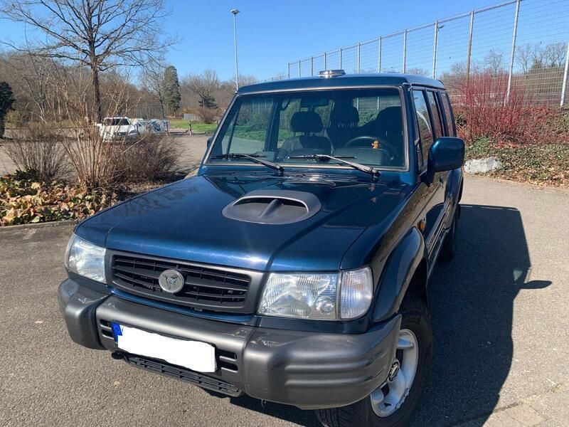 Blau Gebraucht 2001 Hyundai Galloper SUV | 4.850 € - Bild 1/4