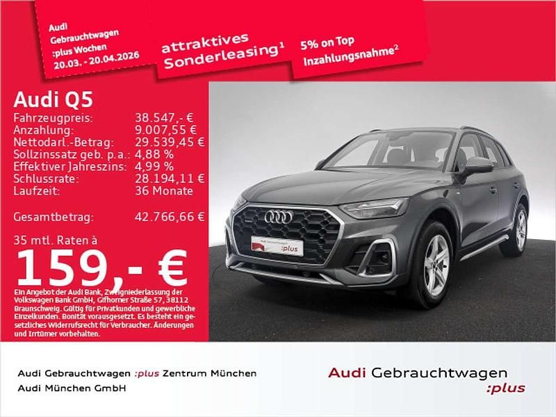 Gebraucht Audi Q5 S-Line 204 PS (150 kW) 2023 Daytonagrau perleffekt SUV
